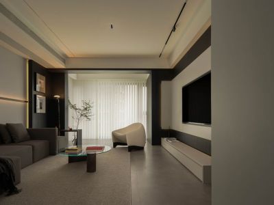 龙旺海悦湾118平现代风装修案例