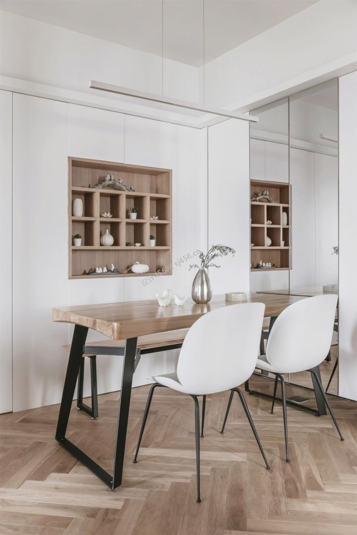 101平米日式风格餐厅三居室装修效果图