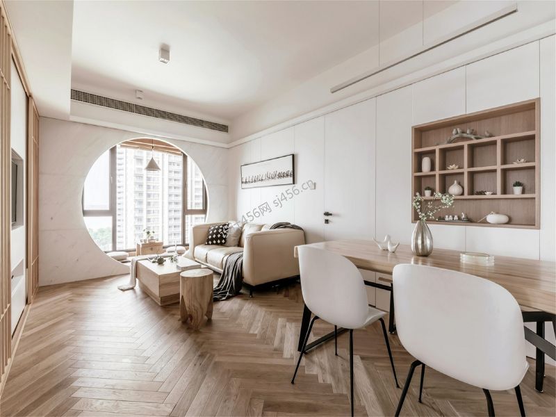 101平米日式风格餐厅三居室装修效果图