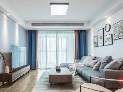 维多利亚花园100平米北欧三居装修案例