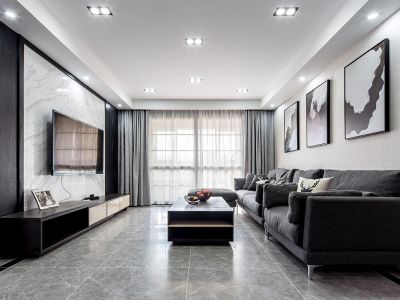 美居丽景园114平米简约三居装修案例