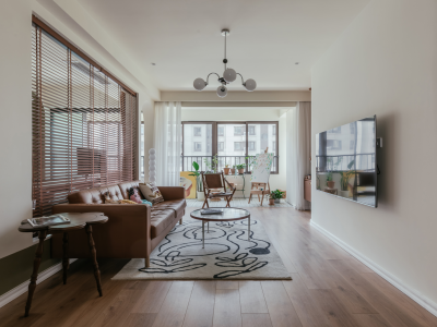 锦绣海湾城118平北欧风格三居室装修案例