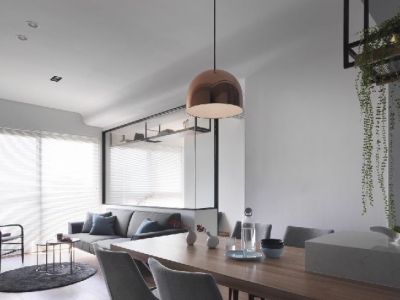 名辉豪庭80㎡二居室现代风格装修案例