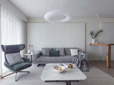 碧桂园珑樾湾98㎡二居室简欧风格装修案例