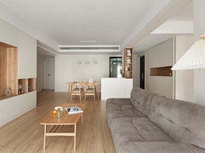 天誉誉府110㎡三居室现代风格装修案例