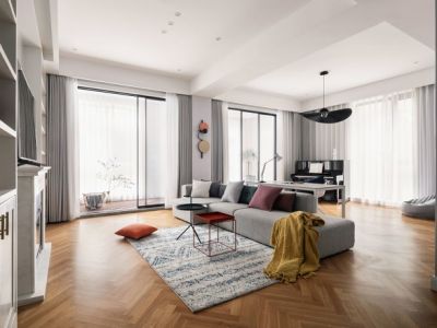 天誉誉府143平大平层现代风格装修案例