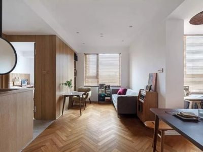 平昌兆润江山城现代风格70平米二居室装修案例