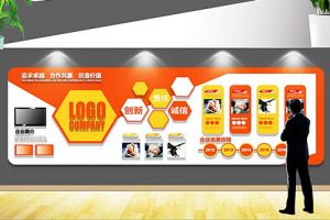 [西安中盛锦华装饰]办公室文化墙如何设计？