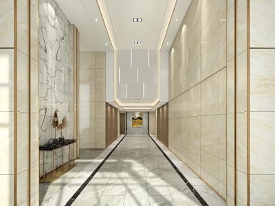 金强·悦府819.98平米售楼中心装修案例