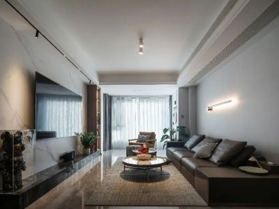 润德天悦城云贤园118平米现代三居室装修案例