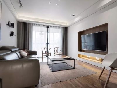 一新国际社区120㎡三居室现代风格装修案例