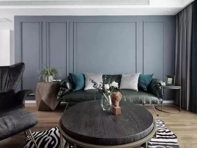 天山国宾壹号97平米现代三居室装修案例