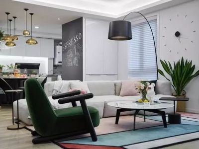 恒山天成雅苑138平北欧三居室装修案例