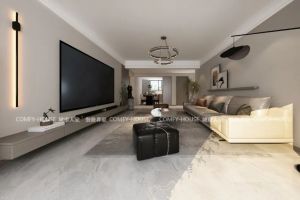 [菏泽城市人家装饰]设计案例 / 中达御园130㎡现代风格设计