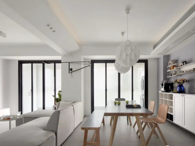 北辰南湖香麓110平米简约三居室装修案例