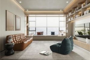 [高度国际装饰]电视柜的尺寸怎么选择