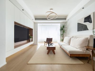 云溪璟园110平米现代原木风装修案例