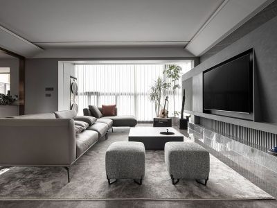 颐和四季府134平现代风装修案例