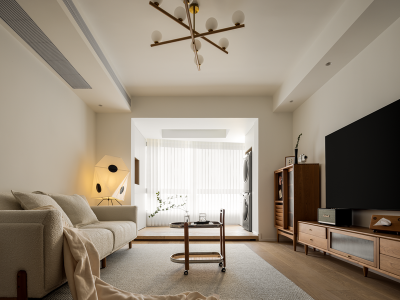 明悦华城110平现代风装修案例