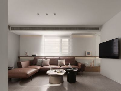 幸福世家103平米现代风三居装修案例