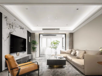 京润现代城8号院147平米现代四居室装修案例