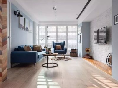 维多利亚花园123平米现代三居室装修案例