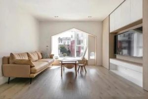 [上海明月装饰]110平简约设计，全屋刷白，极简高级！