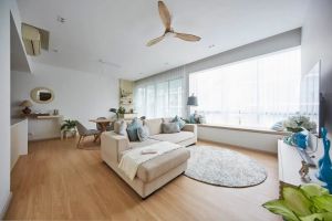 [泸州爱空间装饰]100平简约装修案例，装修从简干净澄明！