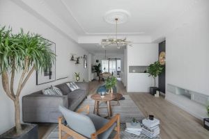 [泸州业之峰装饰公司]140㎡三居室装修案例，自然清新的北欧风格！