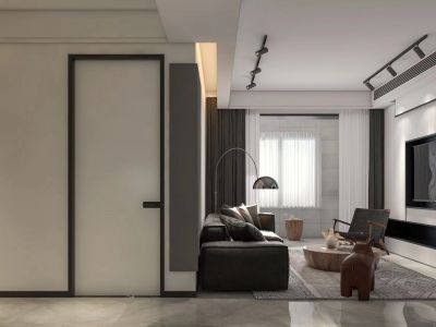 文一泊心湾116平米简约风格三室两厅装修案例