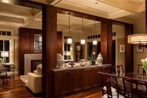 [威海城市人家装饰]美式隔断柜如何设计？