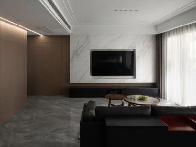 七金苑140平米极简三居装修案例