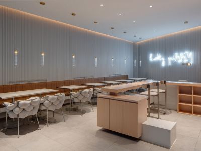 120平米现代奶茶店装修案例