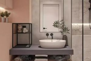 [北京港源装饰]卫生间水电定位，卫生间施工流程