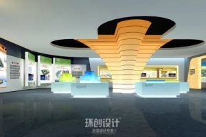 [淄博力创装饰]淄博智慧城市展厅视觉中心设计