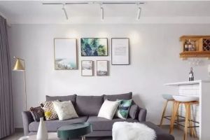 [大连瑞家装饰]清新北欧装修，灰白撞色清爽精致