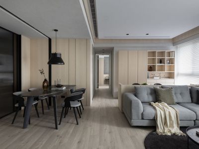 金港华府90平现代风二居装修案例