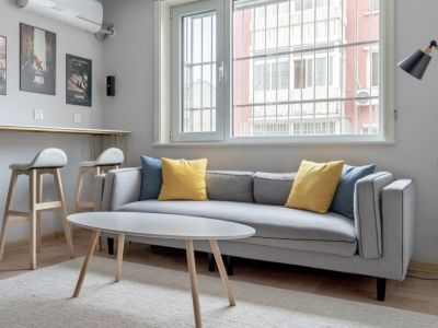 融信·时光之城现代风格95平米三居室装修案例