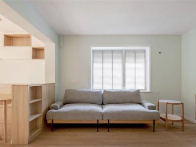 中海寰宇时代现代简约风格85平米二居室装修案例