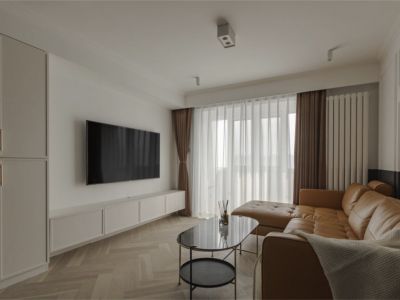 国投赞城5.0现代风格96平米二居室装修案例