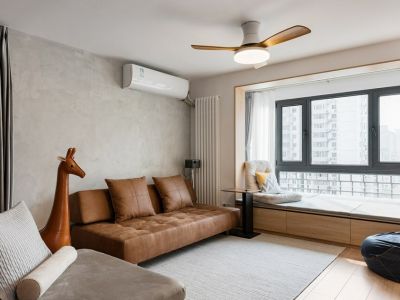 保利和光尘樾现代风格120平米三居室装修案例