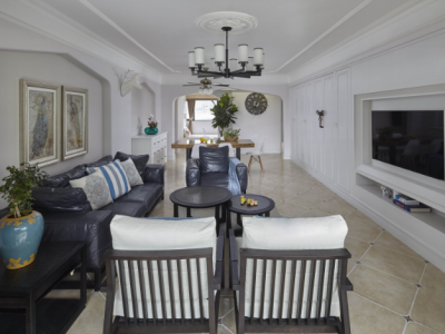 汇景园150平现代风格装修案例