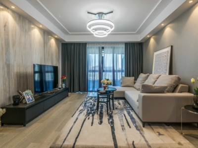 阳光花园金麟苑118平现代风格装修案例