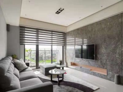 中海寰宇时代现代风格90平米二居室装修案例