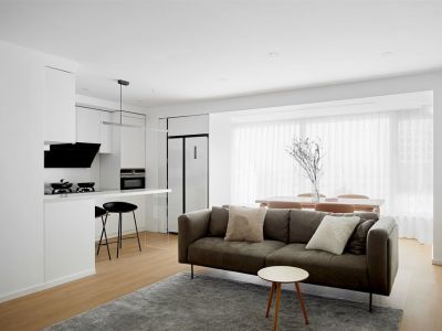 阳光壹号院北欧风格106平米装修案例