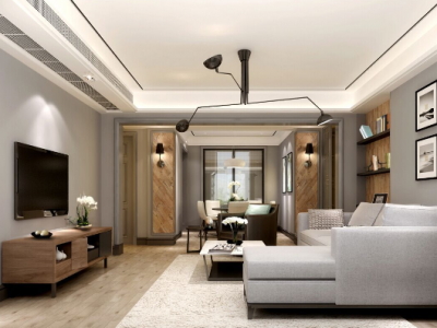 金隅学府173平现代风格装修案例