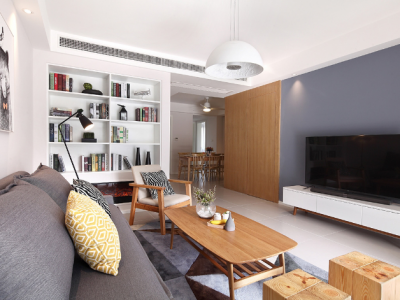 阳光地带137平现代风格装修案例