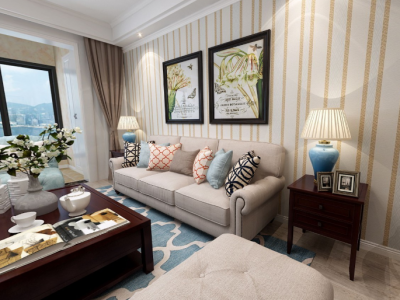 广宇西城年华130平欧式风格装修案例