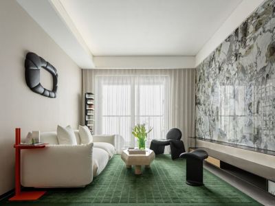 新晋福邸95平现代风二居装修案例