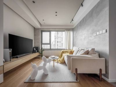 五辰·梧桐里87平米现代风二居装修案例